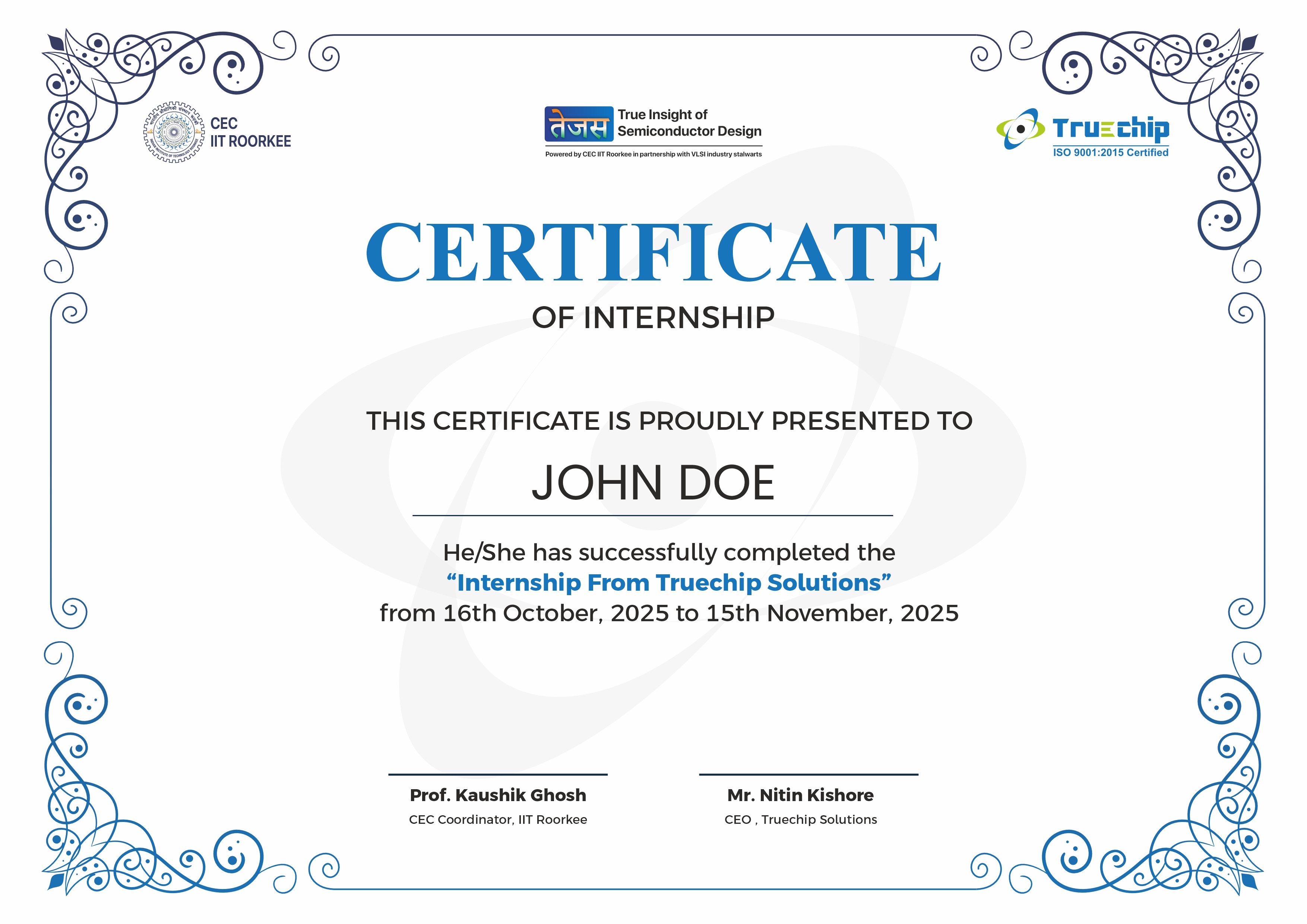 Certifiacte