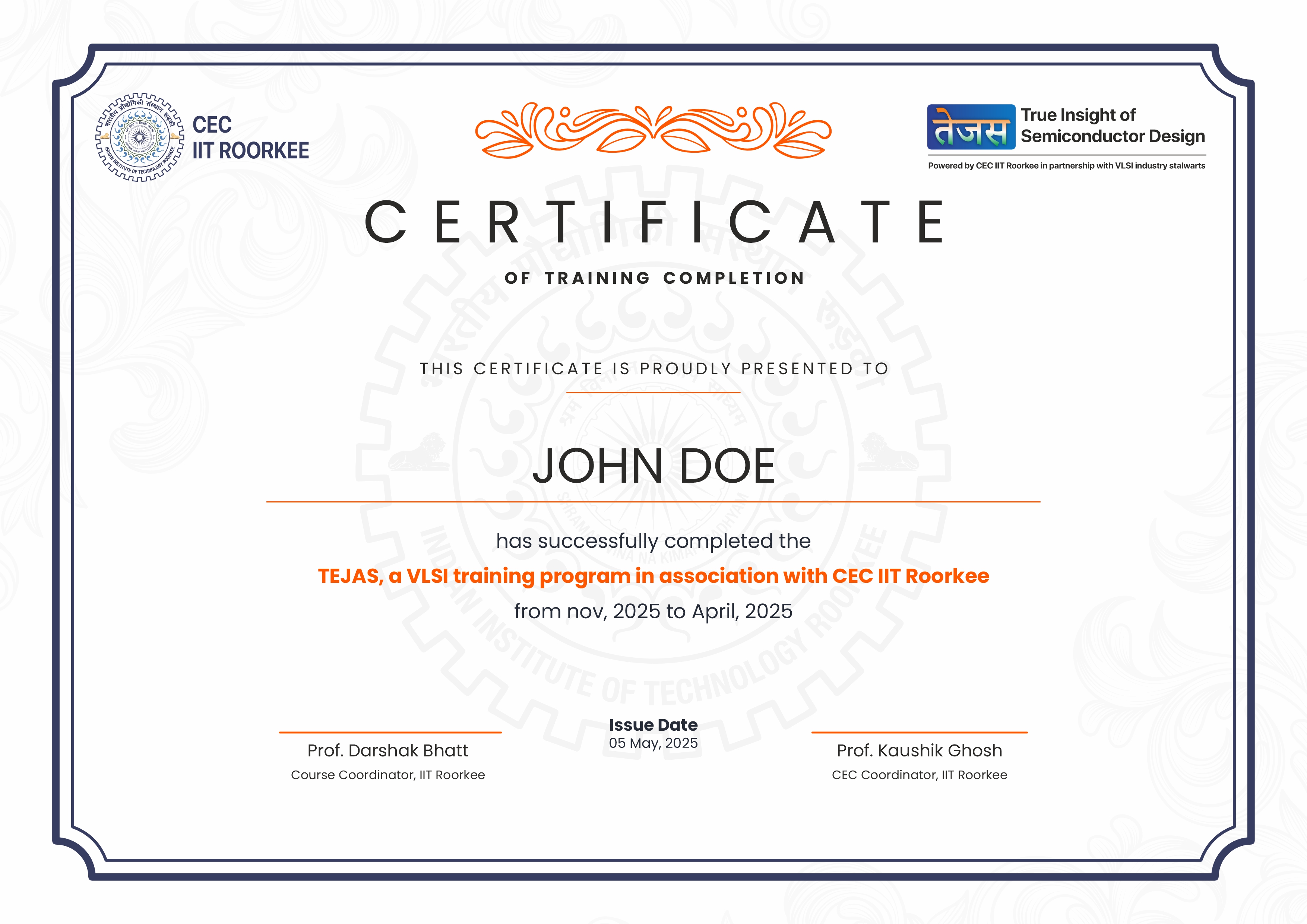 Certifiacte